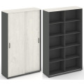 Офисный шкаф-купе с полками, задняя стенка ЛДСП