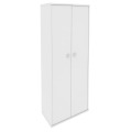Шкаф офисный высокий для документов закрытый Style White