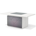 Стол руководителя с декор. траверсом