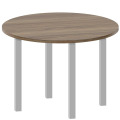 Стол для переговоров круглый (опоры квадратного сечения)